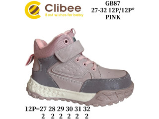 Черевики дитячі Clibee GB87 pink 27-32