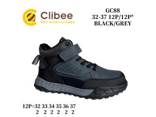 Черевики дитячі Clibee GC88 black-grey 32-37