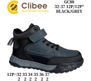Черевики дитячі Clibee GC88 black-grey 32-37