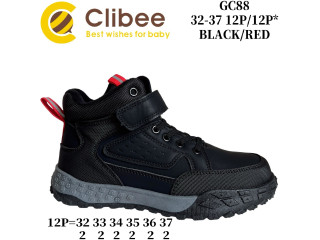 Черевики дитячі Clibee GC88 black-red 32-37