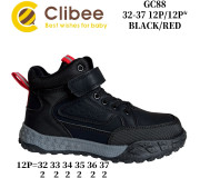 Черевики дитячі Clibee GC88 black-red 32-37