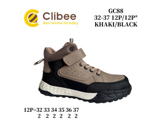 Черевики дитячі Clibee GC88 khaki-black 32-37