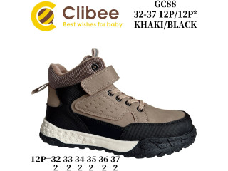 Черевики дитячі Clibee GC88 khaki-black 32-37