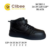 Хайтопи дитячі Clibee KC582-1 black 34-39