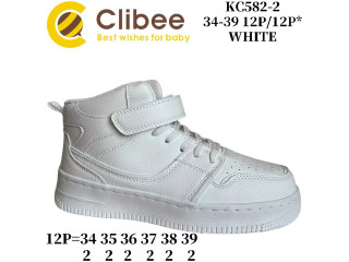 Хайтопи дитячі Clibee KC582 white 34-39