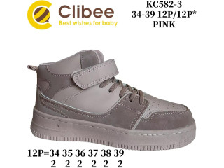 Хайтопи дитячі Clibee KC582 pink 34-39