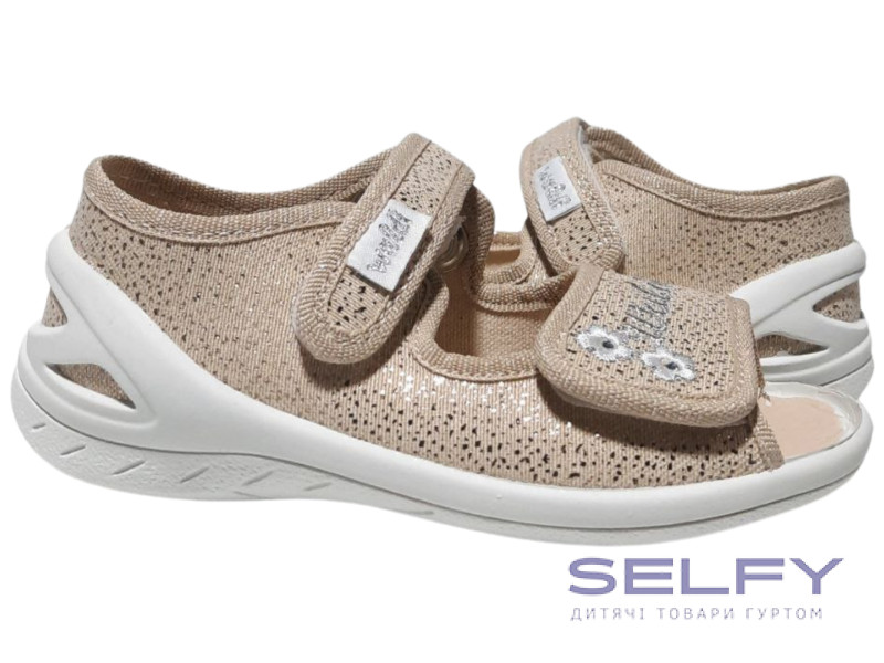 Ева 25-29 бежевая, цветы, Фото 1