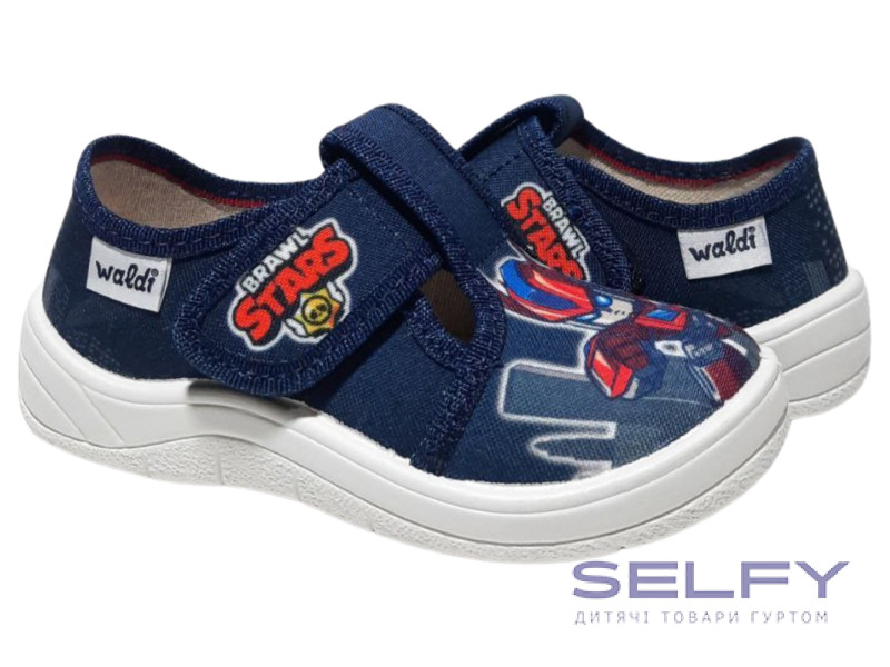 Гриша 25-30 синий, белая подошва, Бравл Старс, Фото 1