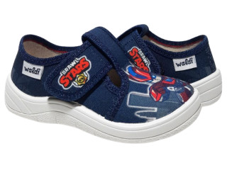 Гриша 25-30 синий, белая подошва, Бравл Старс