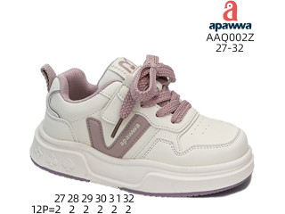 Кроссовки детские Apawwa AAQ002Z beige-pink 27-32