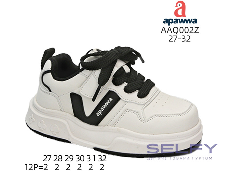 Кросівки дитячі Apawwa AAQ002Z beige-black 27-32, Фото 1