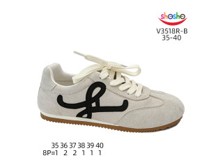 Кросівки ShoSho V3518R-B beige-black 35-40