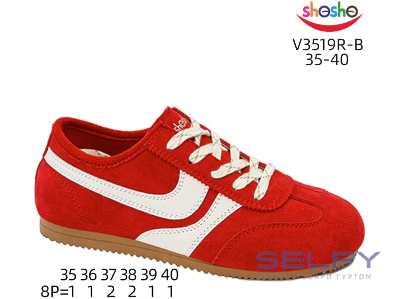 Кросівки ShoSho V3519R-B red 35-40, Фото 1
