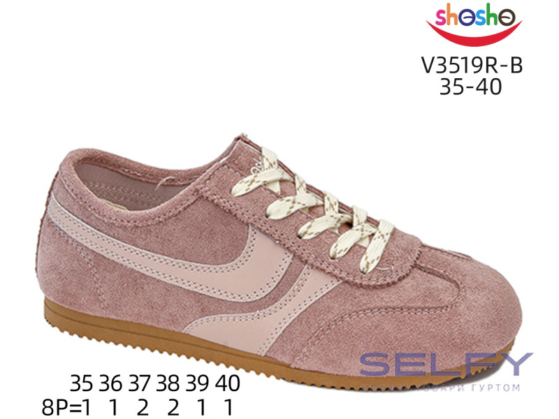 Кросівки ShoSho V3519R-B d.pink 35-40, Фото 1