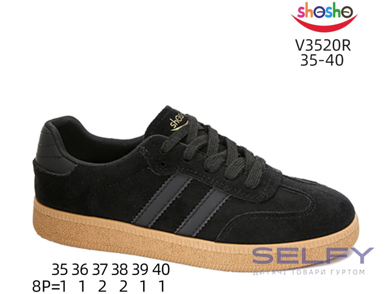 Кроссовки ShoSho V3520R black 35-40, Фото 1