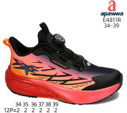 Кросівки Apawwa E4811R black-red 34-39