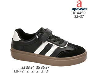 Кроссовки детские Apawwa R1445P black 32-37
