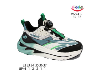 Кросівки дитячі Apawwa W2741R black-green 32-37