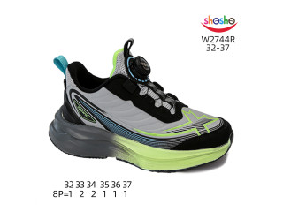 Кросівки дитячі Apawwa W2744R black-green 32-37