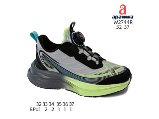 Кросівки дитячі Apawwa W2744R black-green 32-37