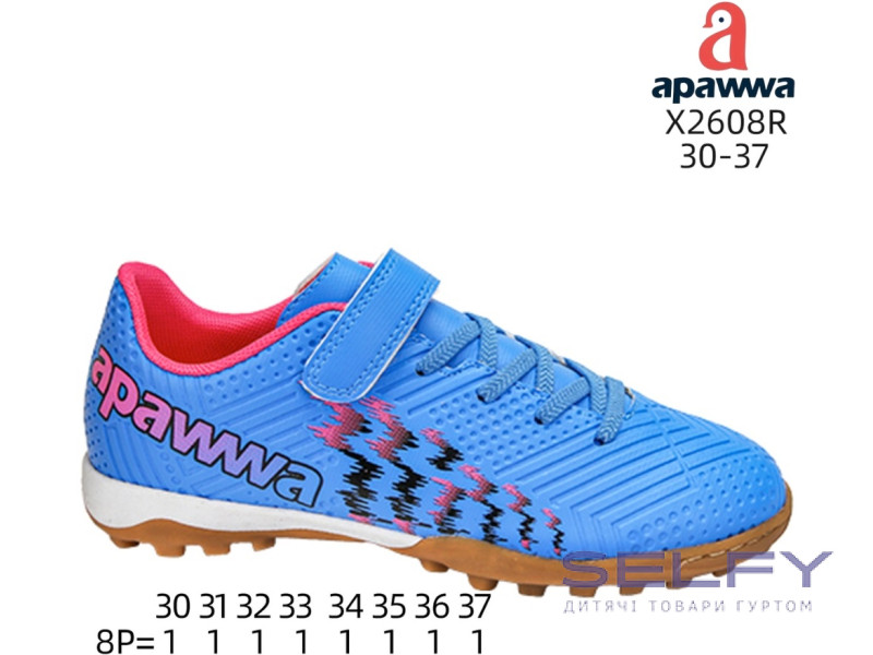 Сороконіжки дитячі Apawwa X2608R blue-fuchsia 30-37, Фото 1