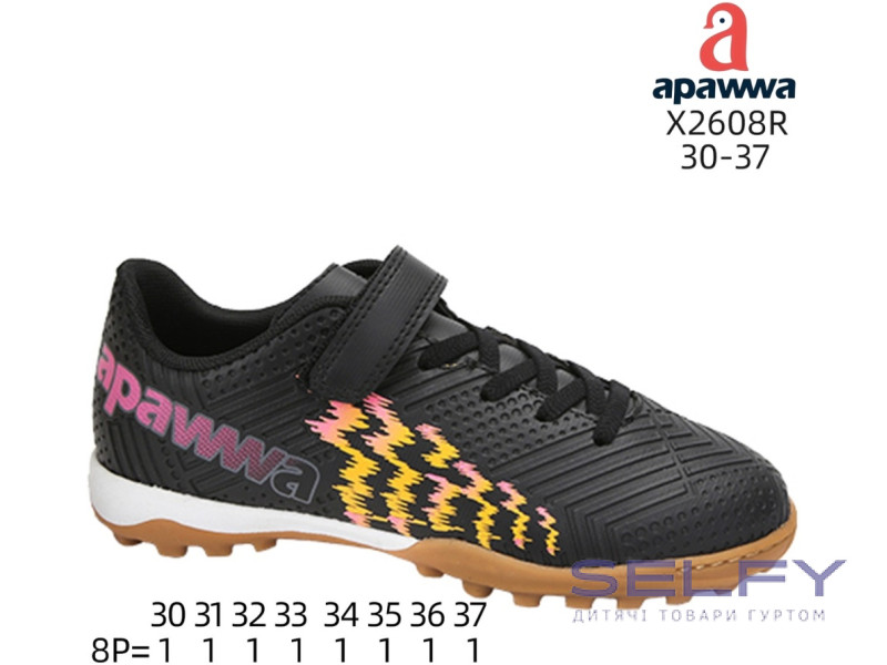 Сороконіжки дитячі Apawwa X2608R black 30-37, Фото 1