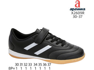 Футзалки дитячі Apawwa X2609R black 30-37