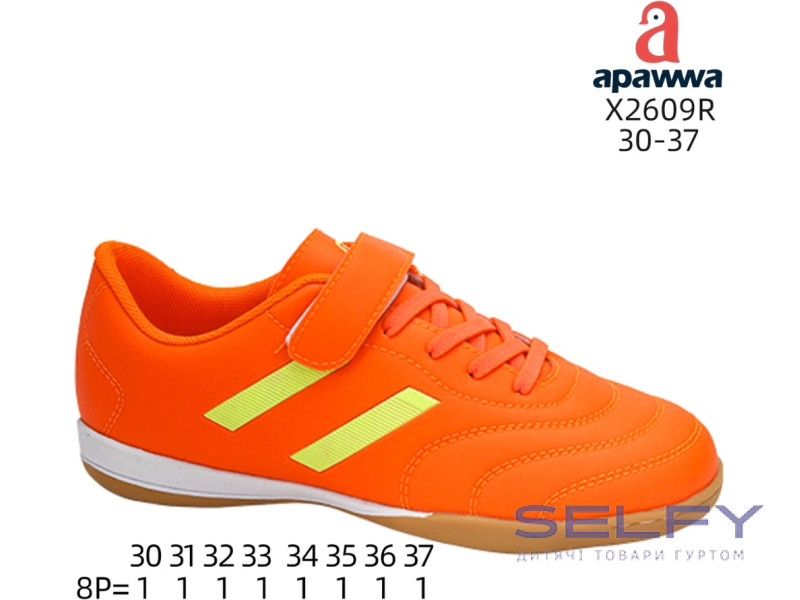 Футзалки дитячі Apawwa X2609R orange 30-37, Фото 1