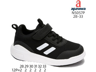 Кросівки дитячі Apawwa N5057P black 28-33
