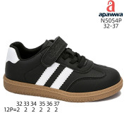 Кросівки дитячі Apawwa N5054P black 32-37