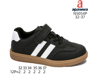 Кроссовки детские Apawwa N5054P black 32-37