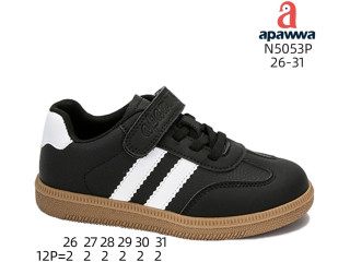Кроссовки детские Apawwa N5053P black 26-31