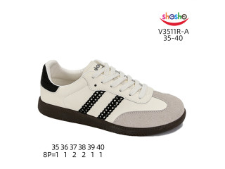 Кросівки ShoSho V3511R-A beige-black 35-40