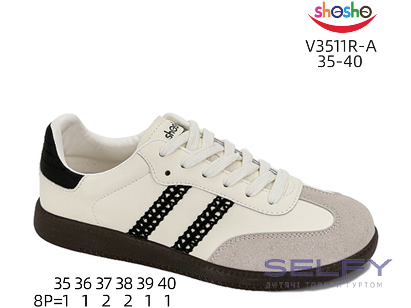 Кросівки ShoSho V3511R-A beige-black 35-40, Фото 1