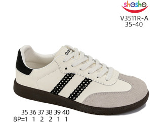 Кроссовки ShoSho V3511R-A beige-black 35-40