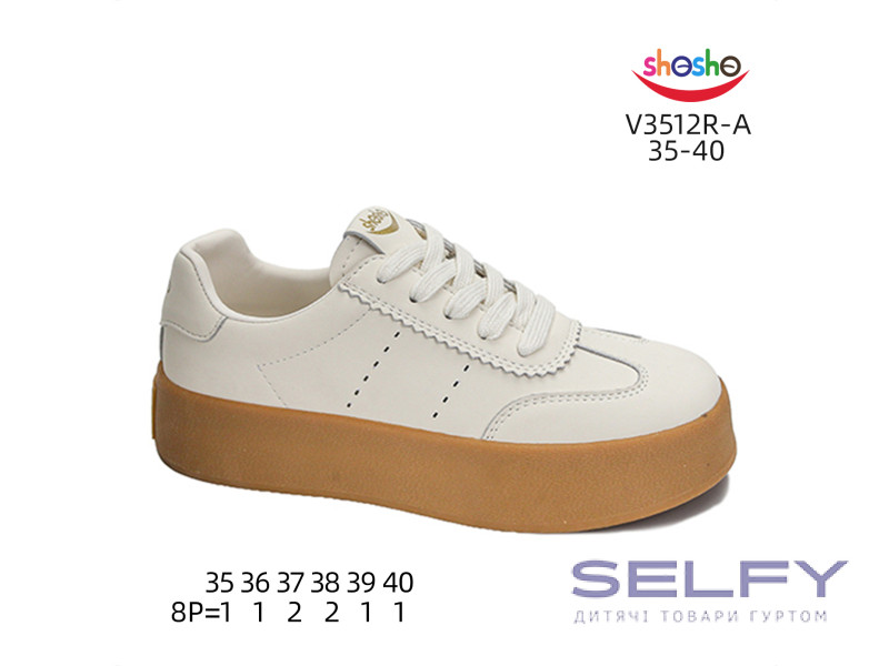 Кросівки ShoSho V3512R-A beige 35-40, Фото 1