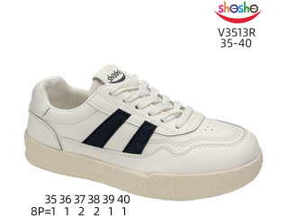 Кросівки ShoSho V3513R beige-navy 35-40