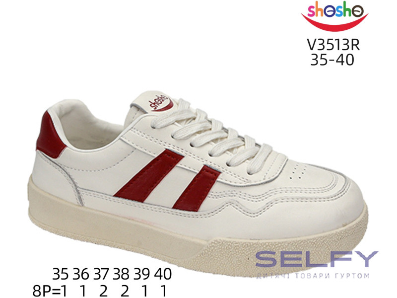 Кросівки ShoSho V3513R beige-red 35-40, Фото 1