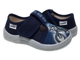 Гріша 25-30 синій, сіра підошва, мотокрос