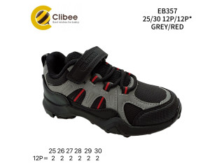 Кросівки дитячі Clibee EB357 grey-red 25-30
