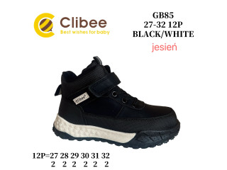 Черевики дитячі Clibee GB85 black-white 27-32