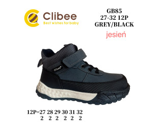 Черевики дитячі Clibee GB85 grey-black 27-32