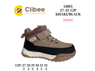 Черевики дитячі Clibee GB85 khaki-black 27-32