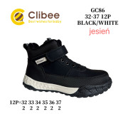 Черевики дитячі Clibee GC86 black-white 32-37
