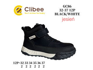 Черевики дитячі Clibee GC86 black-white 32-37