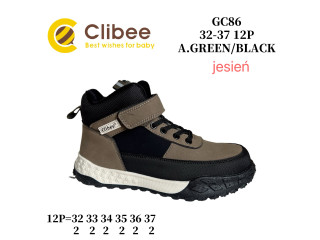 Черевики дитячі Clibee GC86 a.green-black 32-37