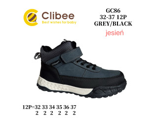 Черевики дитячі Clibee GC86 grey-black 32-37