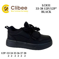 Кросівки дитячі Clibee LC831 black 33-38