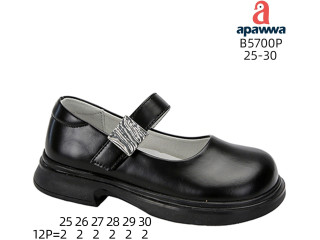 Туфлі дитячі Apawwa B5700P black 25-30 Туфлі дитячі Apawwa B5700P black 25-30