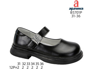 Туфлі дитячі Apawwa B5701P black 31-36